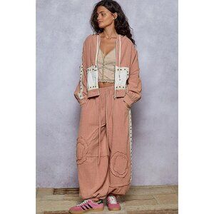 POL High-End Boho 2-Piece Set – Hoodie + Wide-Leg Pants (SOLD AS A SET) S-L